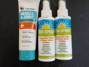 Muscle and Joint Rub and 2 Pain Spr...