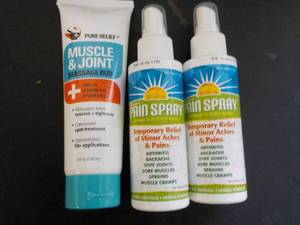Muscle and Joint Rub and 2 Pain Spr...
