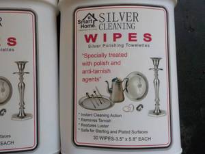 8 - 30 Count Silver Cleaning Wipes...