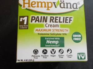 4 oz Hempvana Pain Relief Cream pa...
