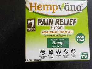 4 oz Hempvana Pain Relief Cream pa...