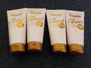 4 Coppertone Glow 50- no exp date f...