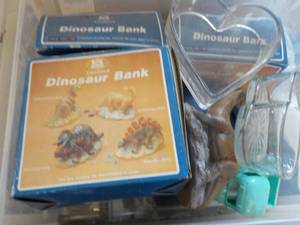 Vintage Toys and glassware in a Cov...