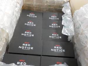 Case of 30 Netflix Red Notice...
