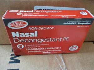 4 Boxes 12 each Right Remedies Nasa...