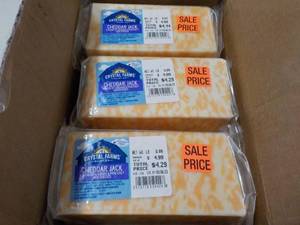 12 Frozen Crystal Farms Cheddar Jac...