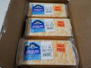 12 Frozen Crystal Farms Cheddar Jac...