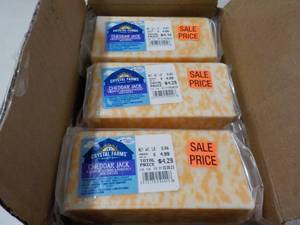 12 Frozen Crystal Farms Cheddar Jac...