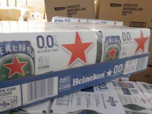 4 - 6 packs Heineken Non Alcohol...