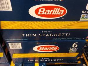 2 Boxes 6 Boxes each Barilla Thin S...