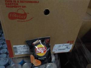 Case of Lays Barbecue Chips...
