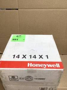 12 Lots of Honywell 14 X14X1 Filters Customer Returns See Pictures