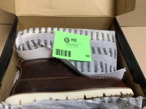Mens Canton 6 Work Boots - Steel Toe - Walnut Pitstop Size 10.5(M) by DEWALT   Customer Returns See Pictures