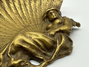 lot 66 image: Vintage Metal Art Nouveau Dish