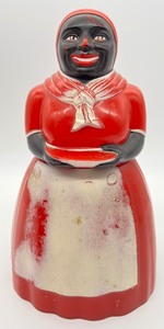 lot 151 image: Vintage F & F Aunt Jemima Hard Plastic Kitchen Collectables Black Americana