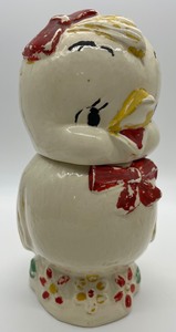 lot 170 image: Vintage Rabbit in Basket by American Bisque & Chick Cookie Jars