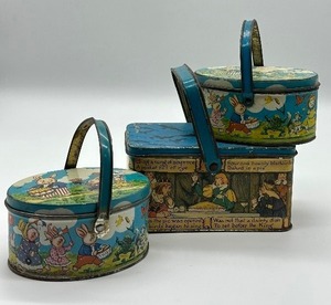 lot 145 image: Three Vintage Childrens Tins