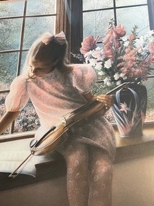 lot 205 image: Rhapsody in Bloom Framed & Signed Kevin T. Daniel Artwork