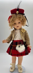 lot 8 image: Vintage 18 Shirley Temple Composition Doll
