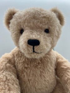 lot 252 image: Brown Bear Co. Growler Mohair Bear & Childs Chippy Chair