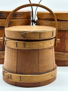 lot 28A image: Three Vintage Bentwood Buckets or Pails
