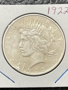 1922 Peace Dollar