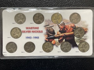 Jefferson Silver War Nickels
