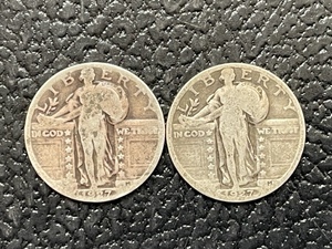 2-1927 Standing Liberty Quarters