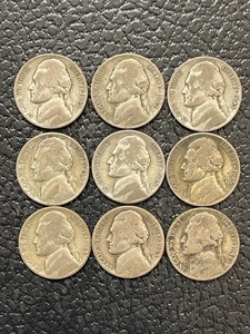Jefferson Silver War Nickels