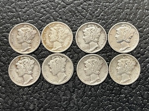 Mercury Silver Dimes