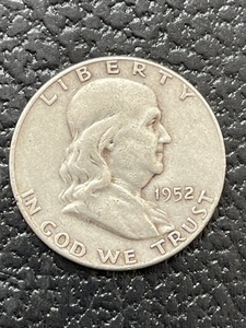 1952-D Franklin Half Dollar