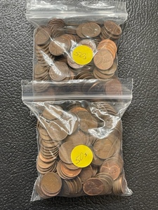 500 Lincoln Cents from the 50s