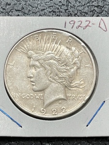 1922-D Peace Dollar