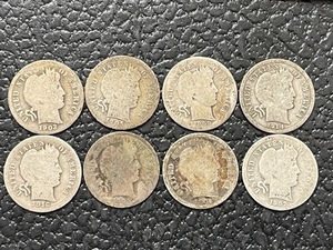 Barber Silver Dimes
