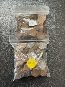 Lot of Lincoln Cents from the 40s and 50s