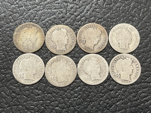 Barber Silver Dimes