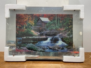 lot 45 image: Vintage Moving Waterfall Lighted Picture