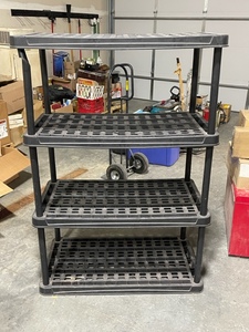 lot 75 image: Plastic Shelving