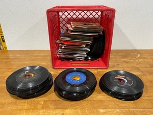 lot 129 image: 45 Records Vinyl Albums
