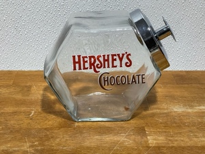 Hersheys Chocolate Store Jar w Stainless Lid