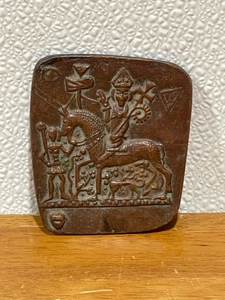 Bronze Cast from Original Mold Canterbury Pilgrims Token, ST Thomas A Becket