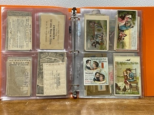 55 Victorian Trade Cards plus 1 Blotter - 1880s & 1890s