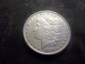 1878 Morgan Silver Dollar Reverse Of 1879