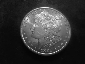 1881 S Morgan Silver Dollar