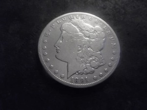 1891 CC Morgan Silver Dollar