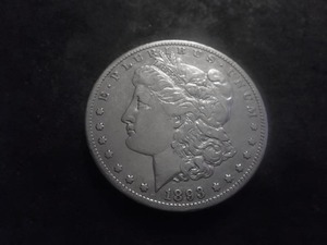 1893 CC Morgan Silver Dollar