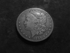 1896 S Morgan Silver Dollar