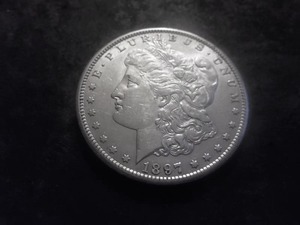 1897 S Morgan Silver Dollar