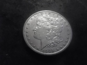 1901 O Morgan Silver Dollar