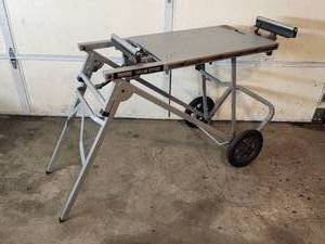 lot 79 image: Portable Miter Saw Stand